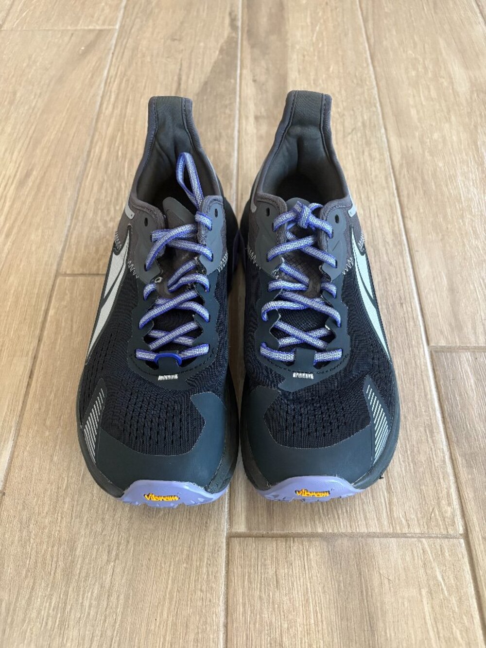 Altra Olympus 5 Trail Running Shoes Women's 8.5 Black Purple Outdoor Hike Vibram
